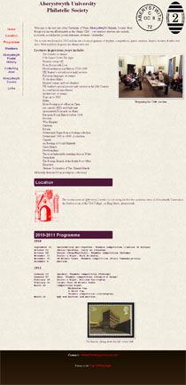Aberystwyth Philatelic Society Web Site
